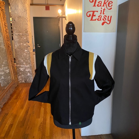 Very Rare brand NEW without tags Valfré Anxiety Levels black Bowler Jacket Sz S - Picture 10 of 16